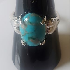 10. Oval, Boho style Vintage Ring, size 19 (9 US) NWT